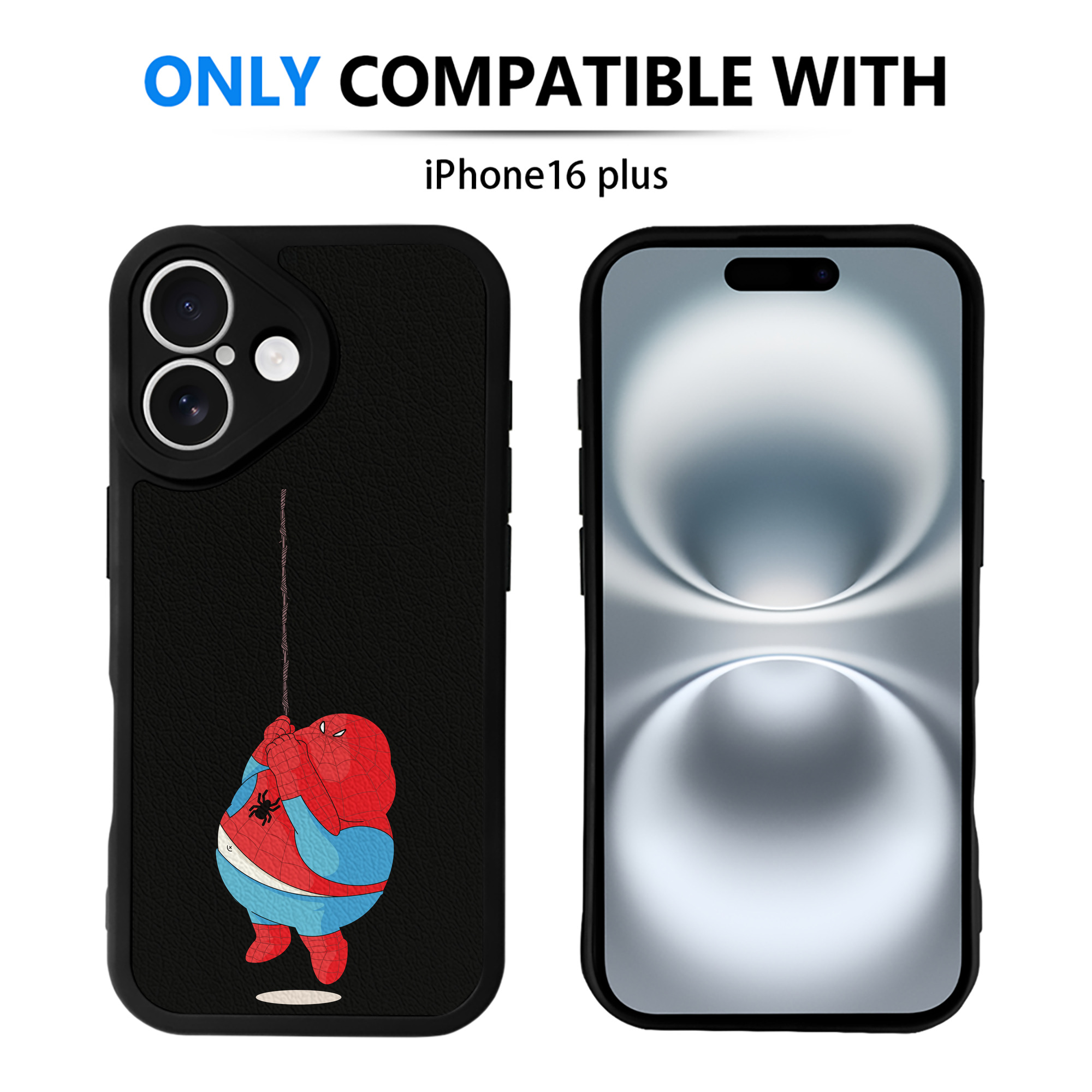 （画像用） アベンジャーズ The Avengers 【iPhone 16シリーズ対応】シリコンスマホケース（レザー調） 材質：シリコン